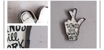 Close-up and full view of a customizable LED neon sign with a hand and 'Things Will Work Out' text, ideal for modern wall decor.